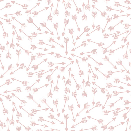 Arrows in Blush on White