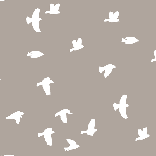 Flock Silhouette in Taupe