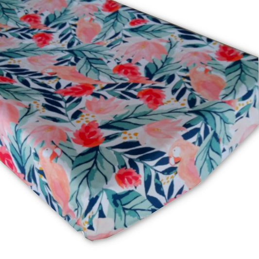 Large Bohemian Floral Changing Pad Cover