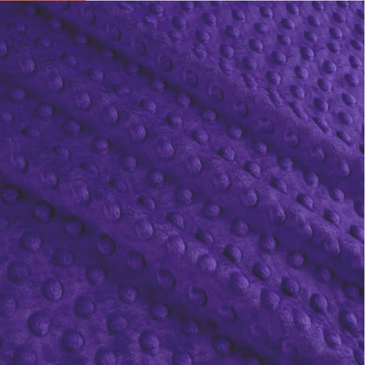 Purple Minky Dimple