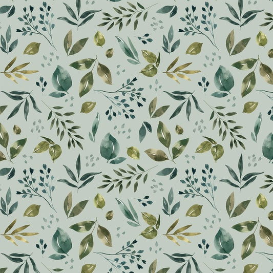 Spring Leaves in Mint