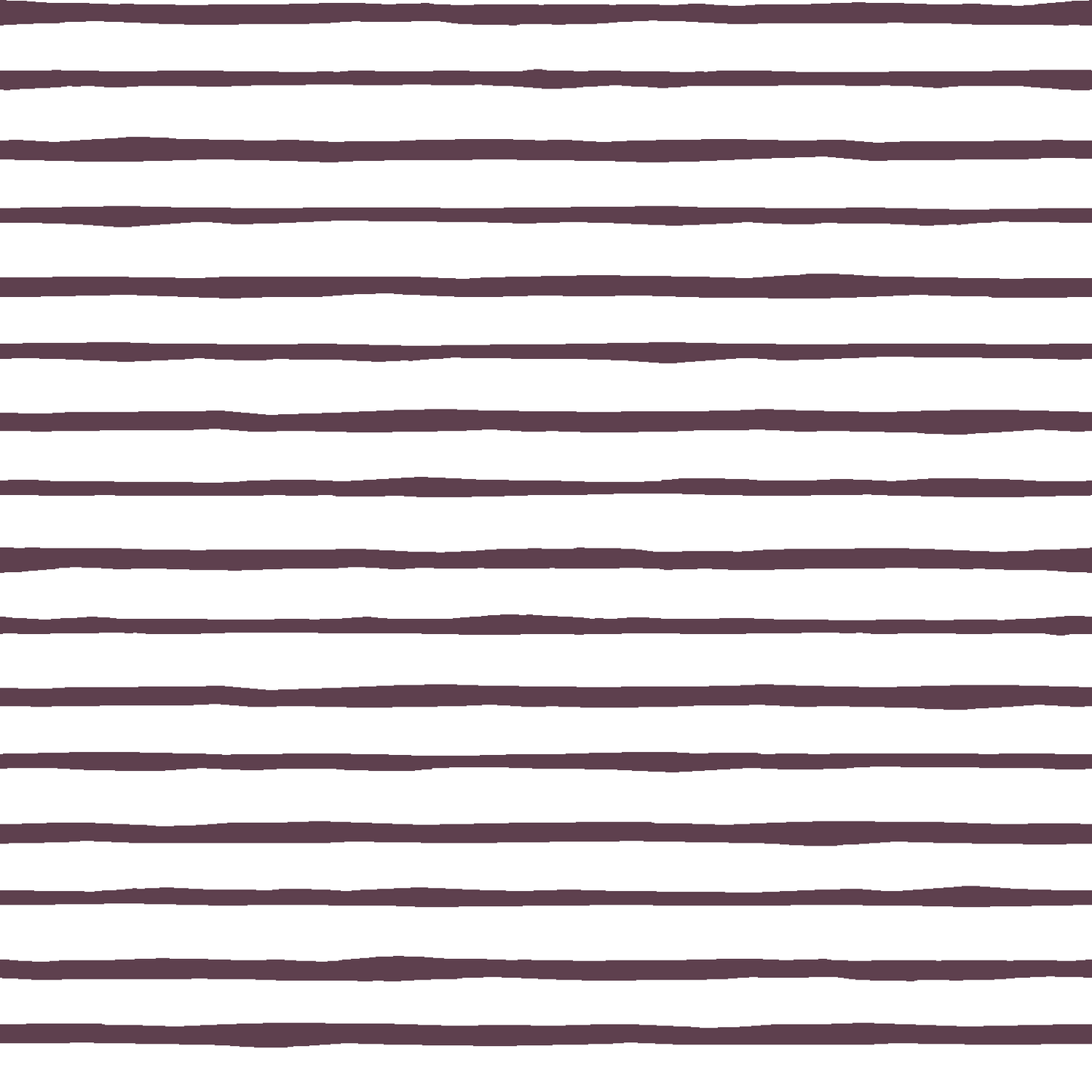 Artisan Stripe  in Raisin on White