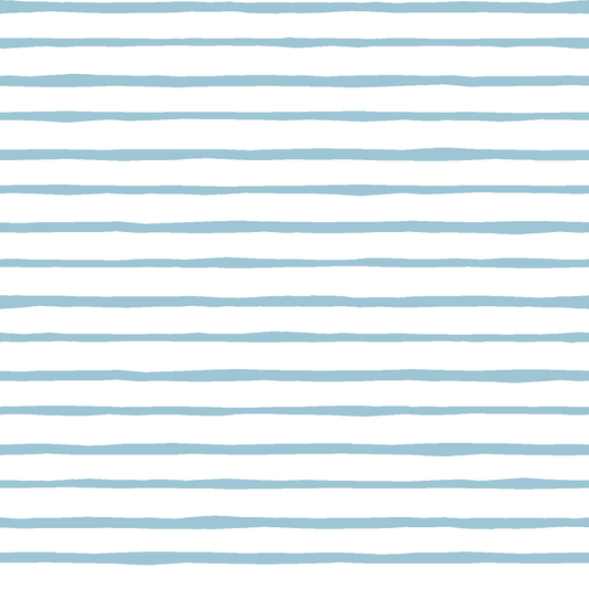 Artisan Stripe in Bluebell on White