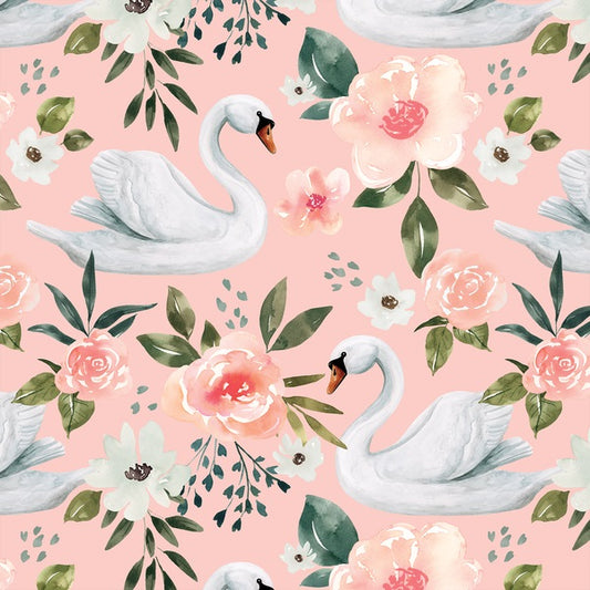 Swan in Pink