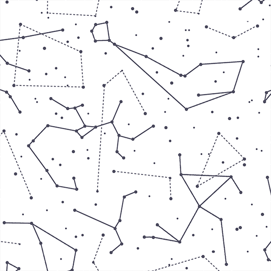 Star Charts in Ink on White