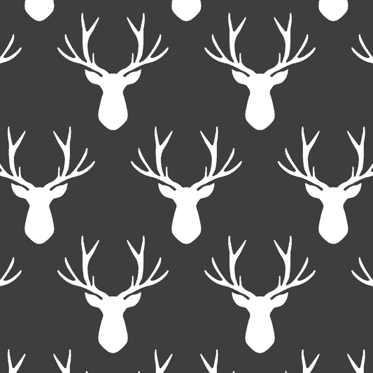 Stag Silhouette in Onyx