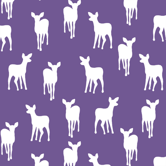 Fawn Silhouette in Ultra Violet