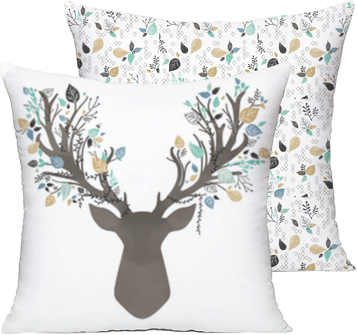 Stag in Aspen- 22" Pillow Cover