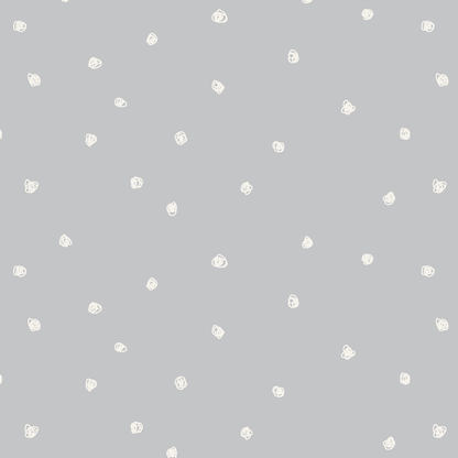 Squiggle Dots in Lunar Gray