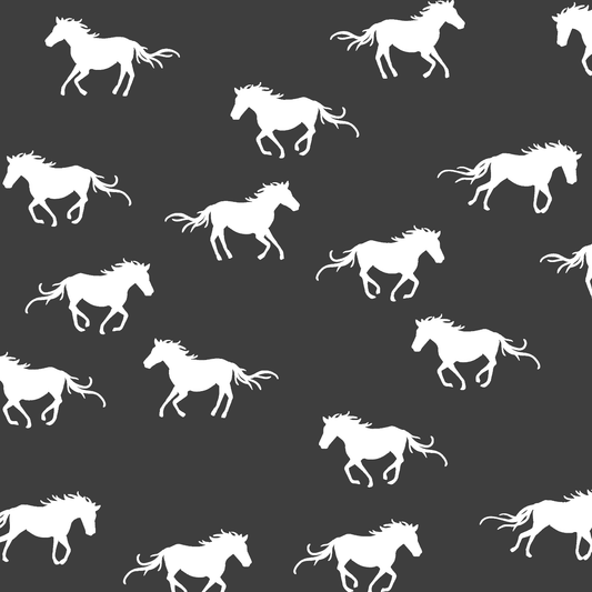 Horse Silhouette in Onyx