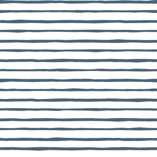Artisan Stripe  in Twilight on White