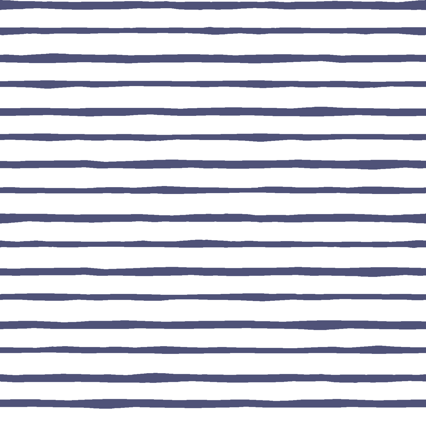 Artisan Stripe  in Indigo on White