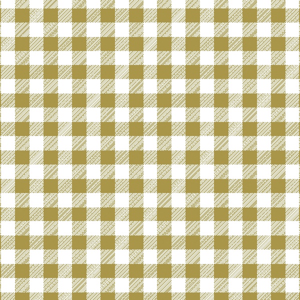 Small Buffalo Plaid in Gold