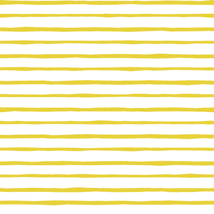 Artisan Stripe  in Sunshine on White