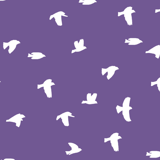 Flock Silhouette in Ultra Violet