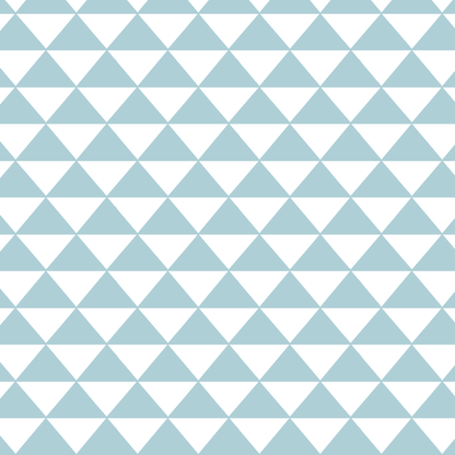 Triangle Mosaic in Powder Blue