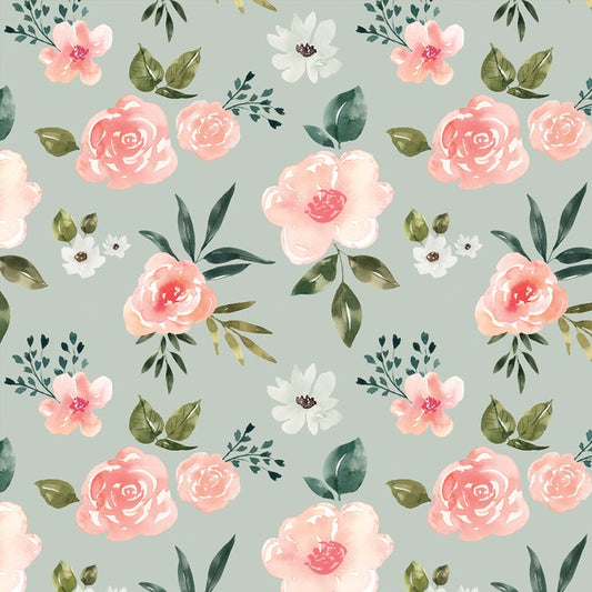 Roses in Mint