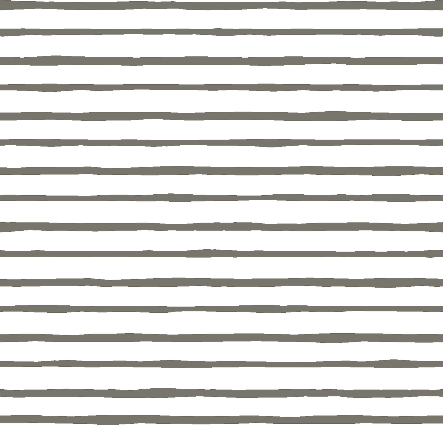 Artisan Stripe  in Griege on White