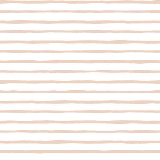 Artisan Stripe in Shell on White