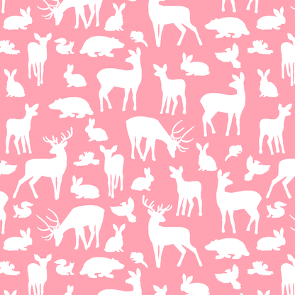 Forest Friends in Rose Pink