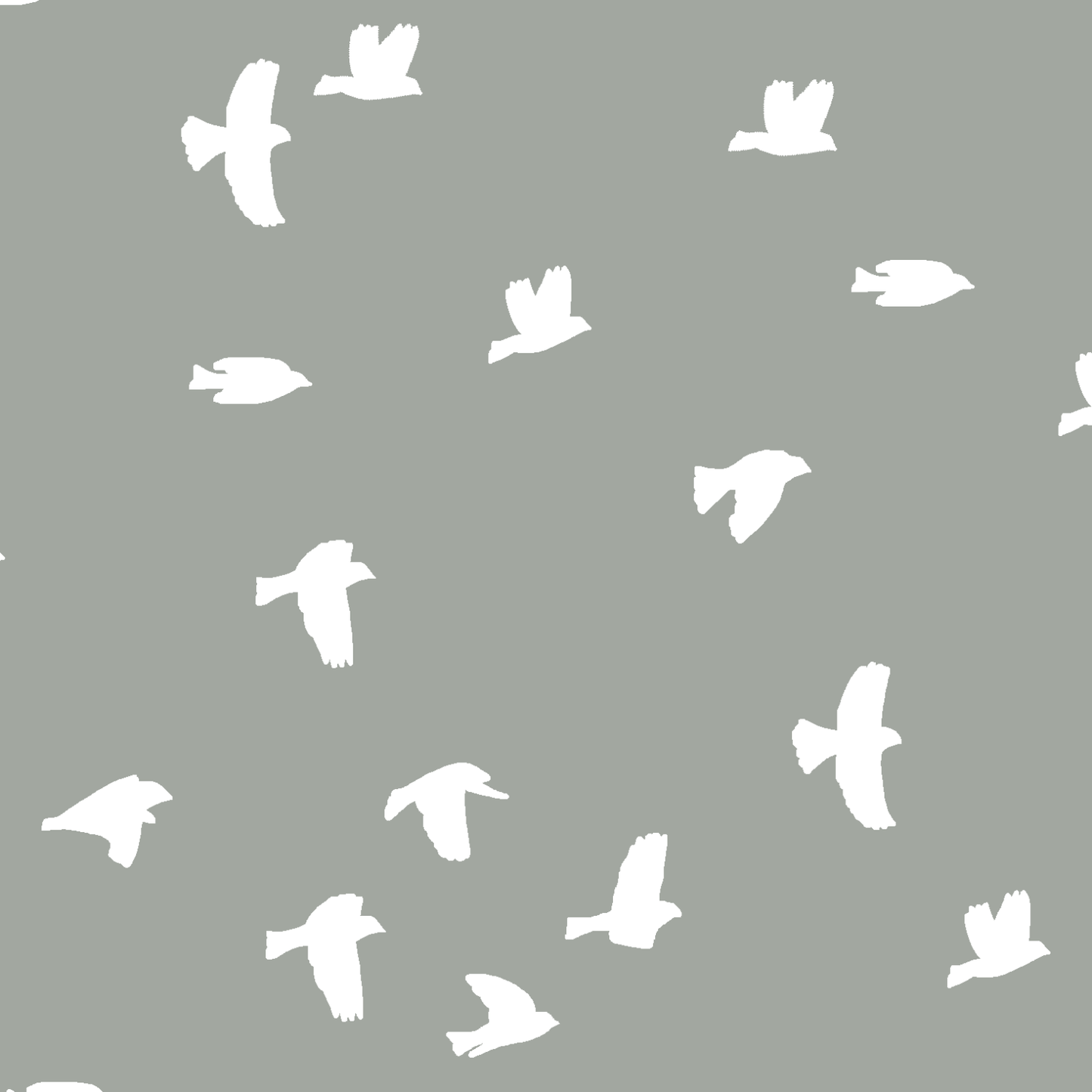 Flock Silhouette in Sage