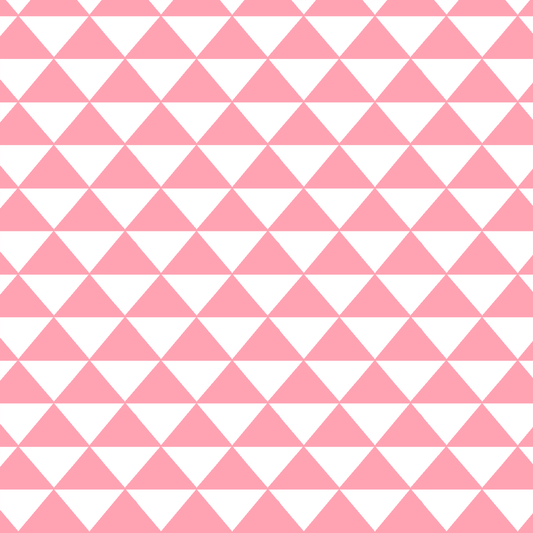 Triangle Mosaic in Rose Pink