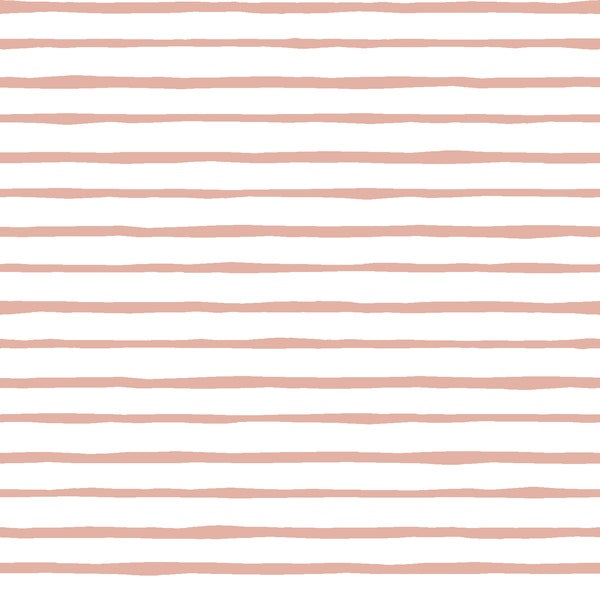 Artisan Stripe in Quartz on White
