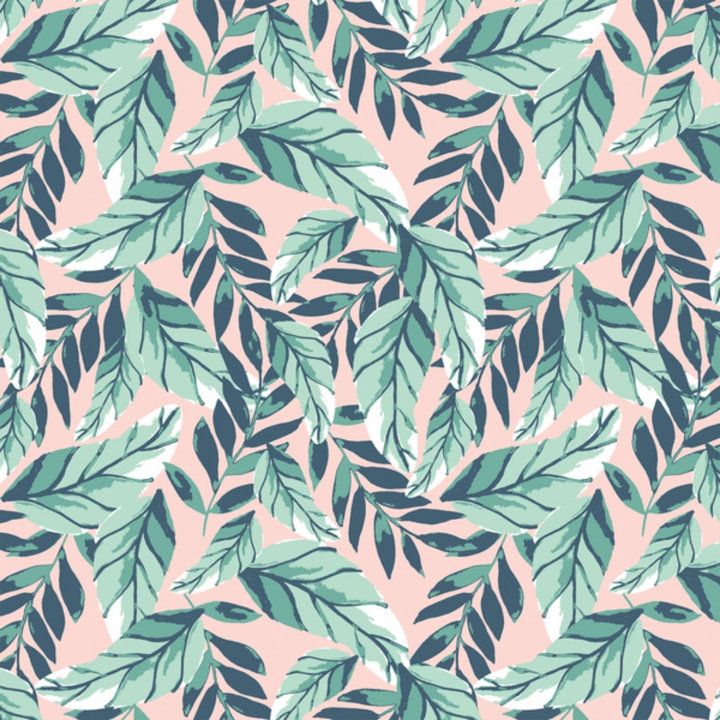 Palm Leaves in Tropical
