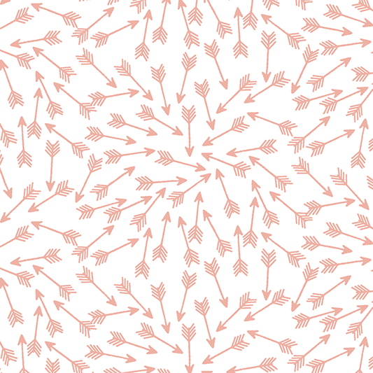 Arrows in Peony on White