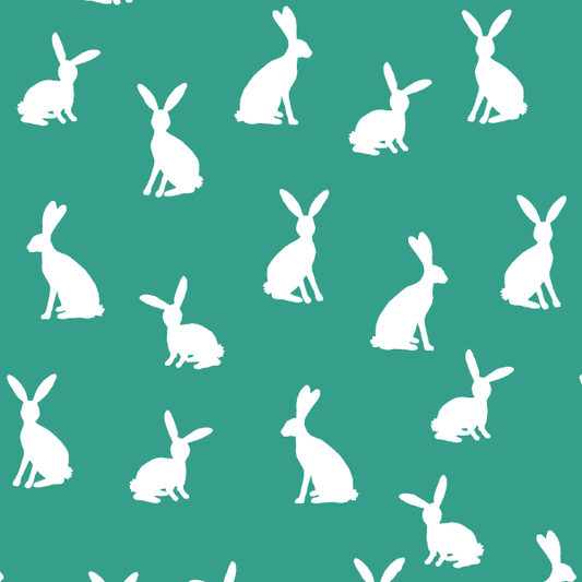 Cottontail in Jade