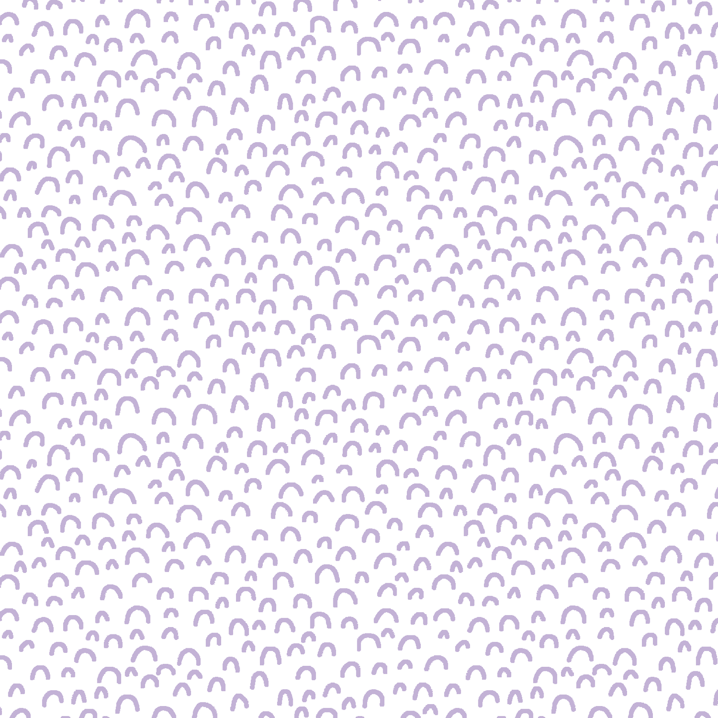 Doodle in Lilac on White