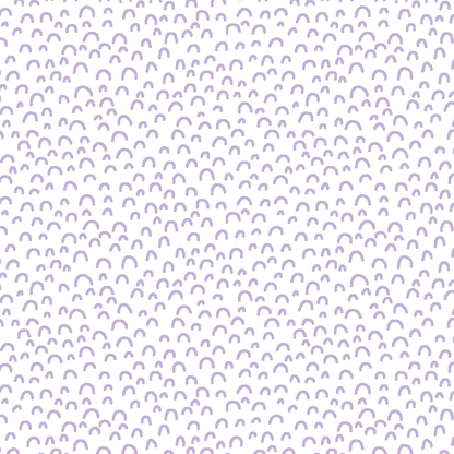 Doodle in Lilac on White