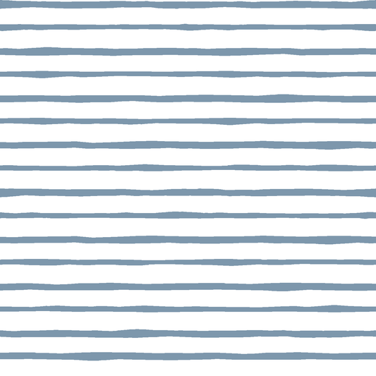 Artisan Stripe  in Dusk on White
