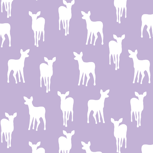 Fawn Silhouette in Lilac