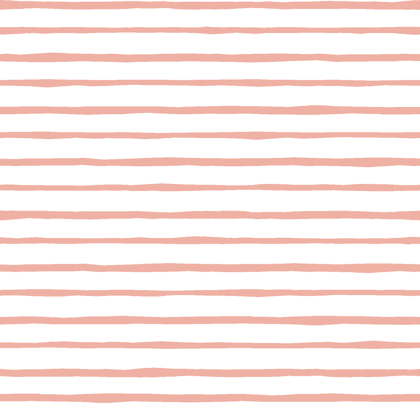 Artisan Stripe  in Peony on White