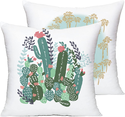 Palm Springs in Oasis 20" Pillow Cover